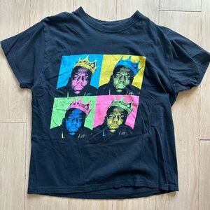 Notorious BIG Andy Warhol T-Shirt Large